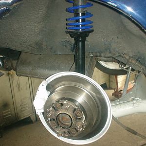 Hinterachse-

Spax Dämpfer AP Federn und neue RS2000 Bremse