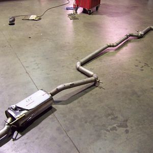 Auspuffanlage 60mm Edelstahl