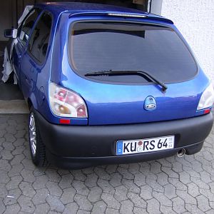 Heckstossie lackiert