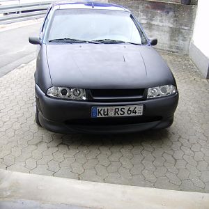 Front fertig lackiert