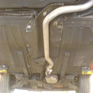 auspuff mit ner vw schelle