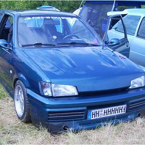 geänderte XR2i-Stossi mit GTI-Lippe und Auslaufecken von der CL-Stossstange