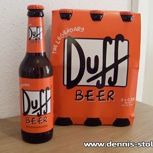 Simpsons Duff Bier Sixpack