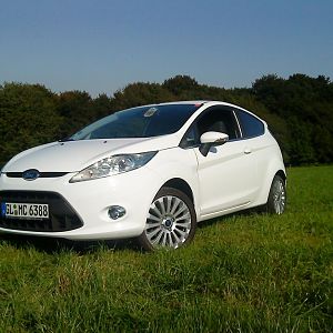 Mein Fiesta MK7 Titanium am 15.08.2009