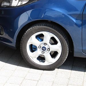 Lackierte Bremssättel Hamerit Blau glänzend