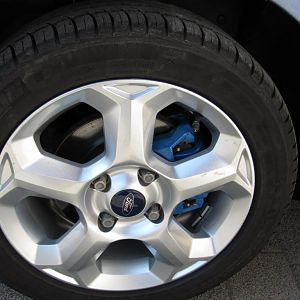 Lackierte Bremssättel Hamerit Blau glänzend