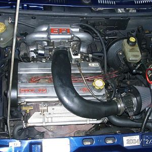 Motor mit K&N Filter Anlage