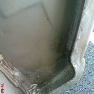 Rost beseitigung in mühevoller eigenheim Arbeit:)