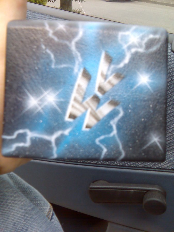 Airbrush Ascher hinten