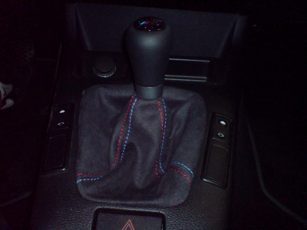 Alcantara Schaltsack + Short Shift Schaltknauf