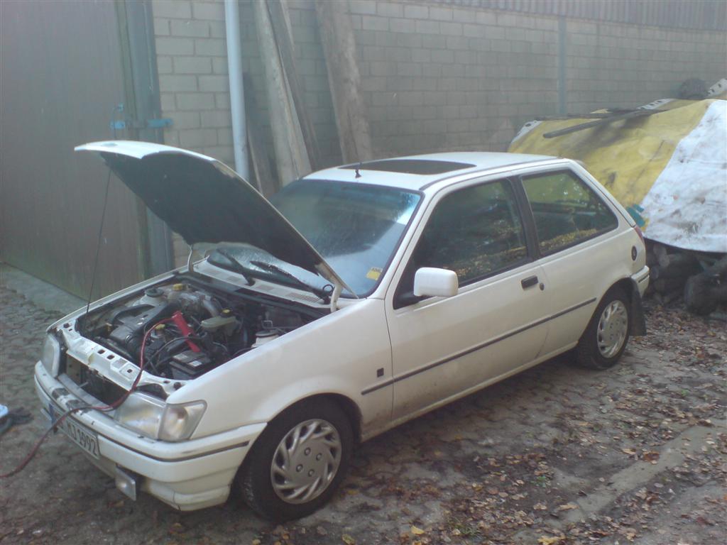 Aus dem wird wieder ein schöner Flitzer! RS Alus in 15" habe ich daheim, die passenden Recaro Sitze auch. Das Ding ist a bissl tiefer, da dort Eibach