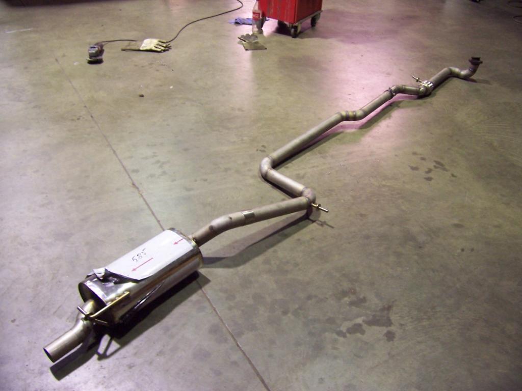 Auspuffanlage 60mm Edelstahl