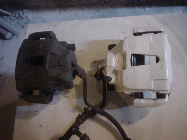 Bremssättel RS2000 vorher nachher Show