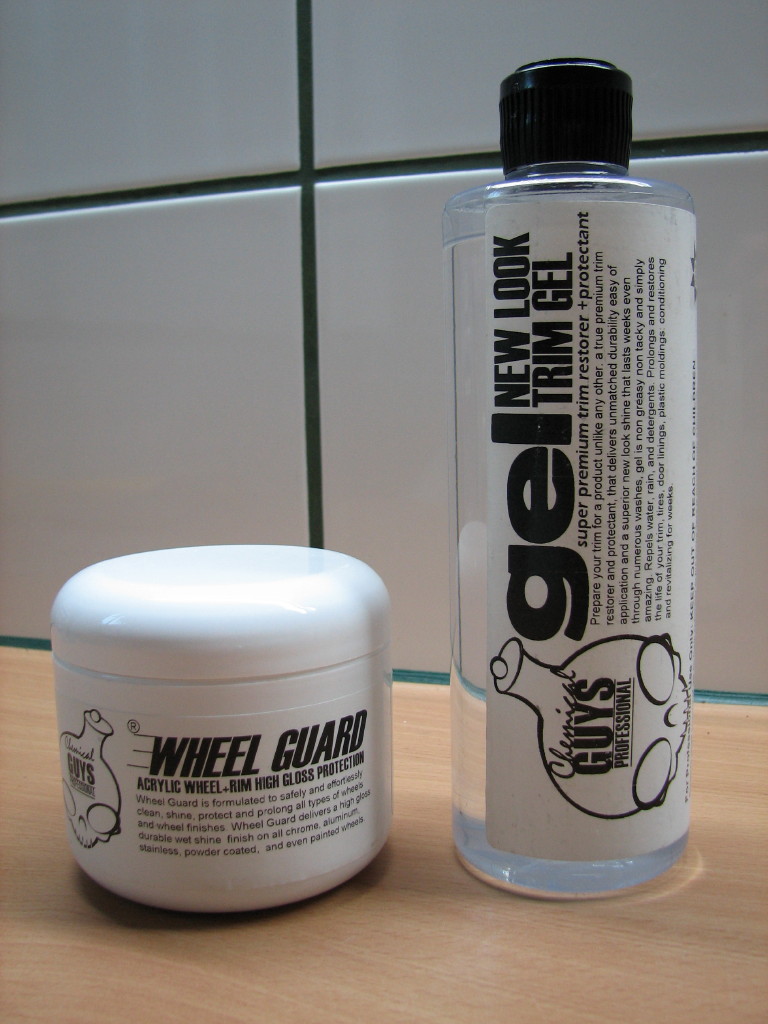 CHEMICALGUYS - Wheel Guard Wax & New Look Trim Gel