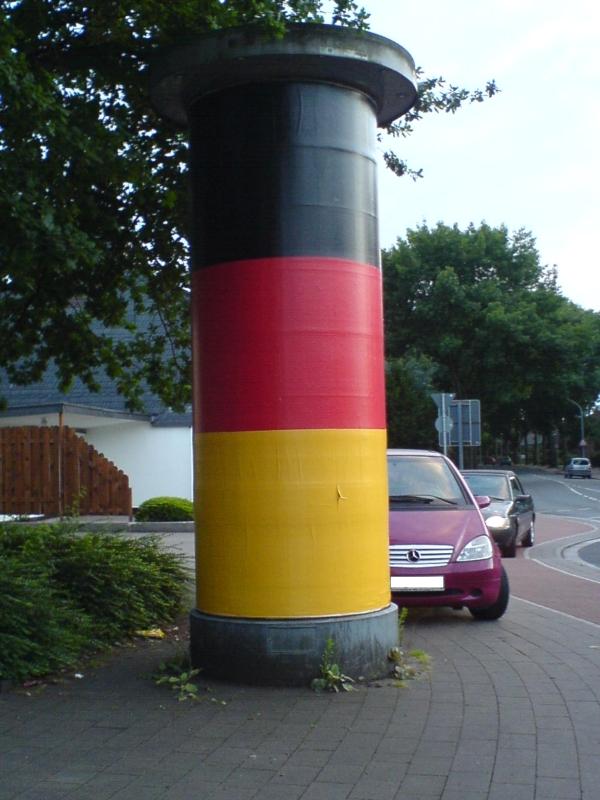 Deutschland Litfaßsäule