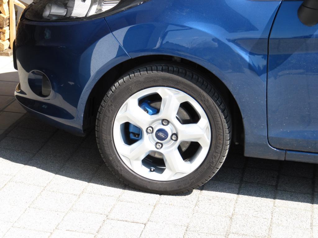 Lackierte Bremssättel Hamerit Blau glänzend