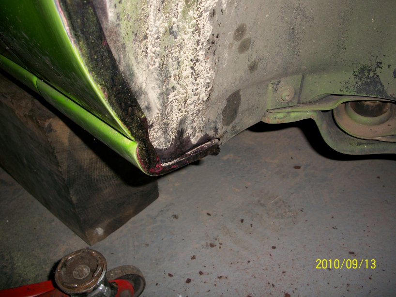 leichter Rost am Radlauf