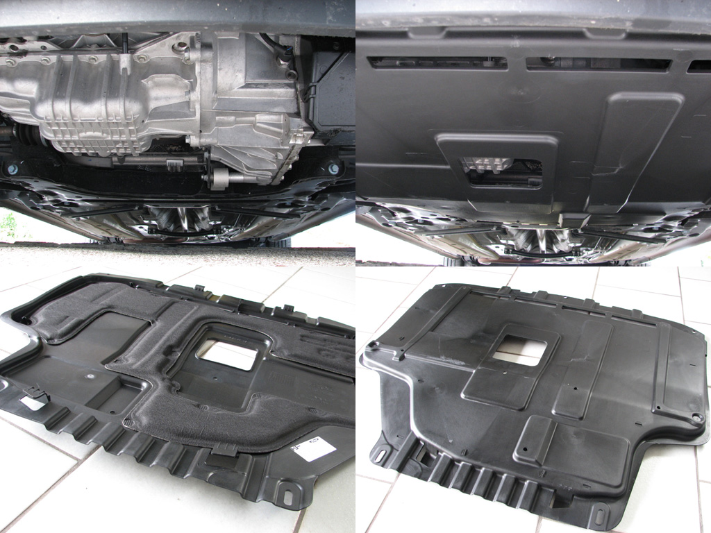 Motor Spritzschutz vom Diesel