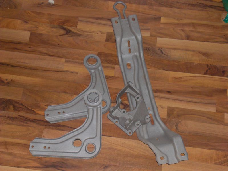 Querlenker / Motorhalter sandgestrahlt