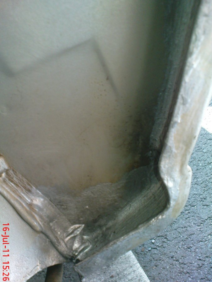 Rost beseitigung in mühevoller eigenheim Arbeit:)