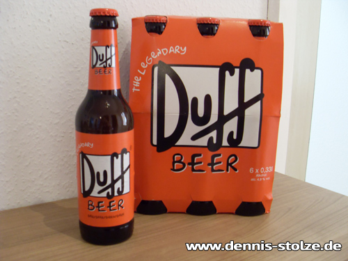 Simpsons Duff Bier Sixpack
