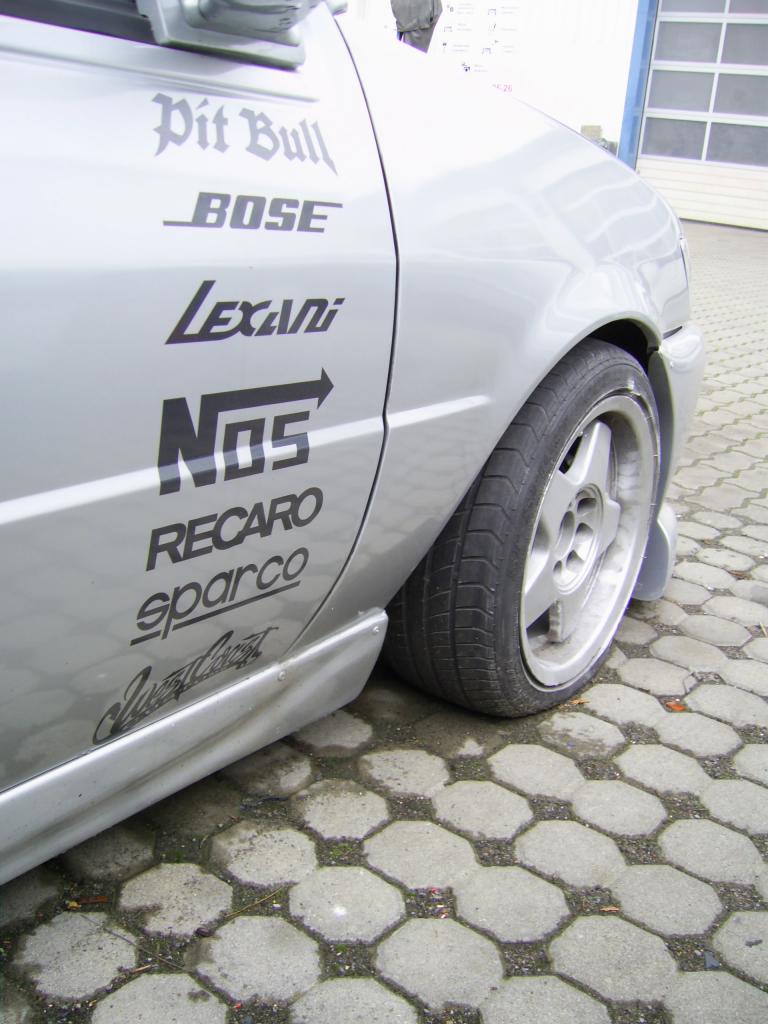 von der Seite mit Decals