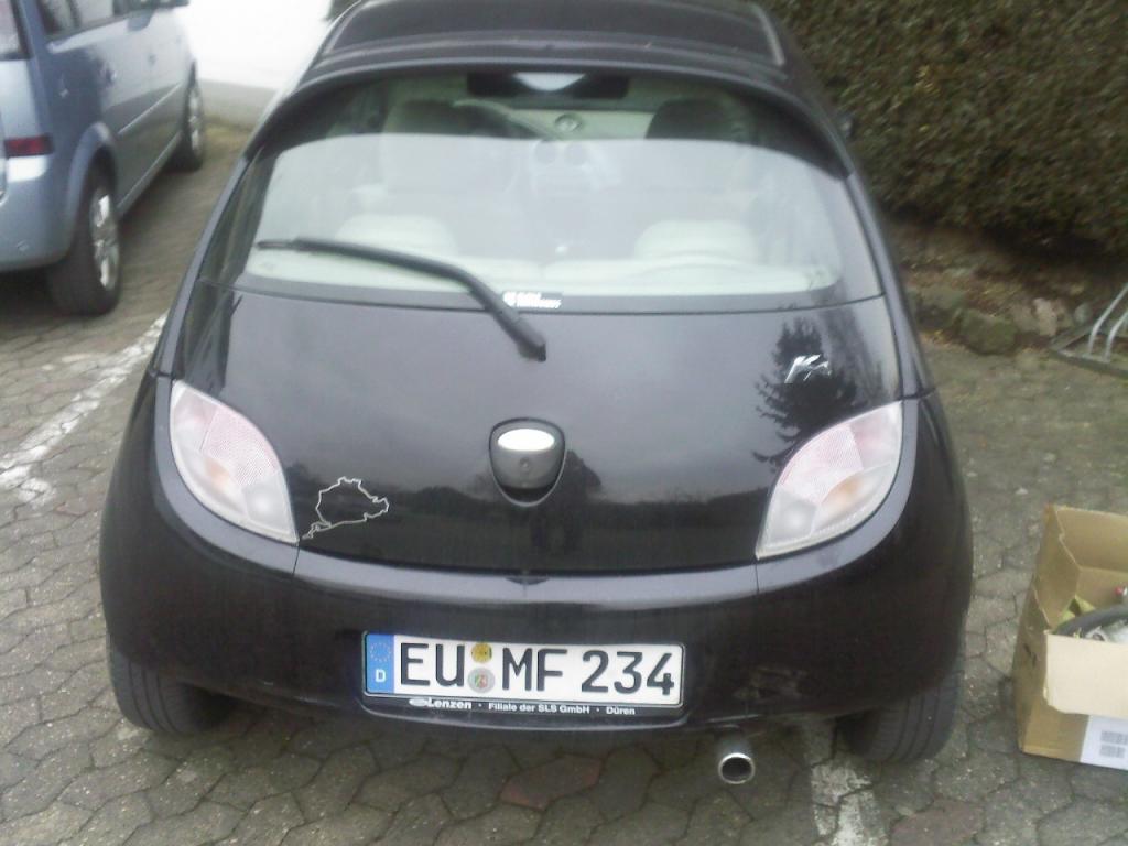 Weiße Rückleuchten