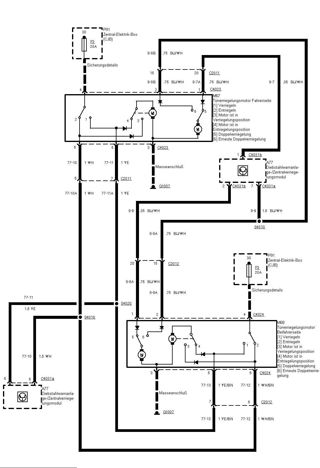 Schaltplan Ford Transit 2003